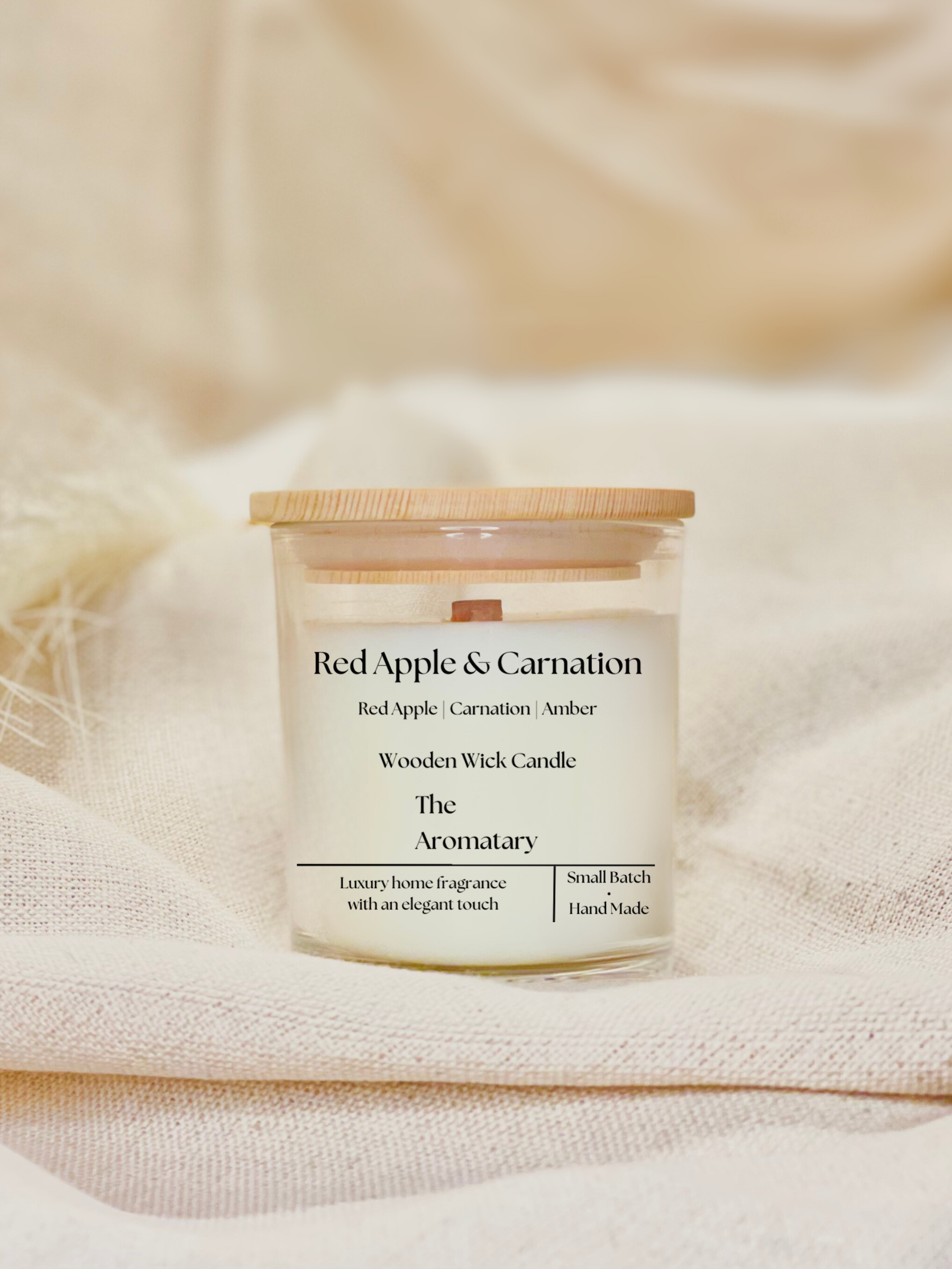 Red Apple & Carnation Candle