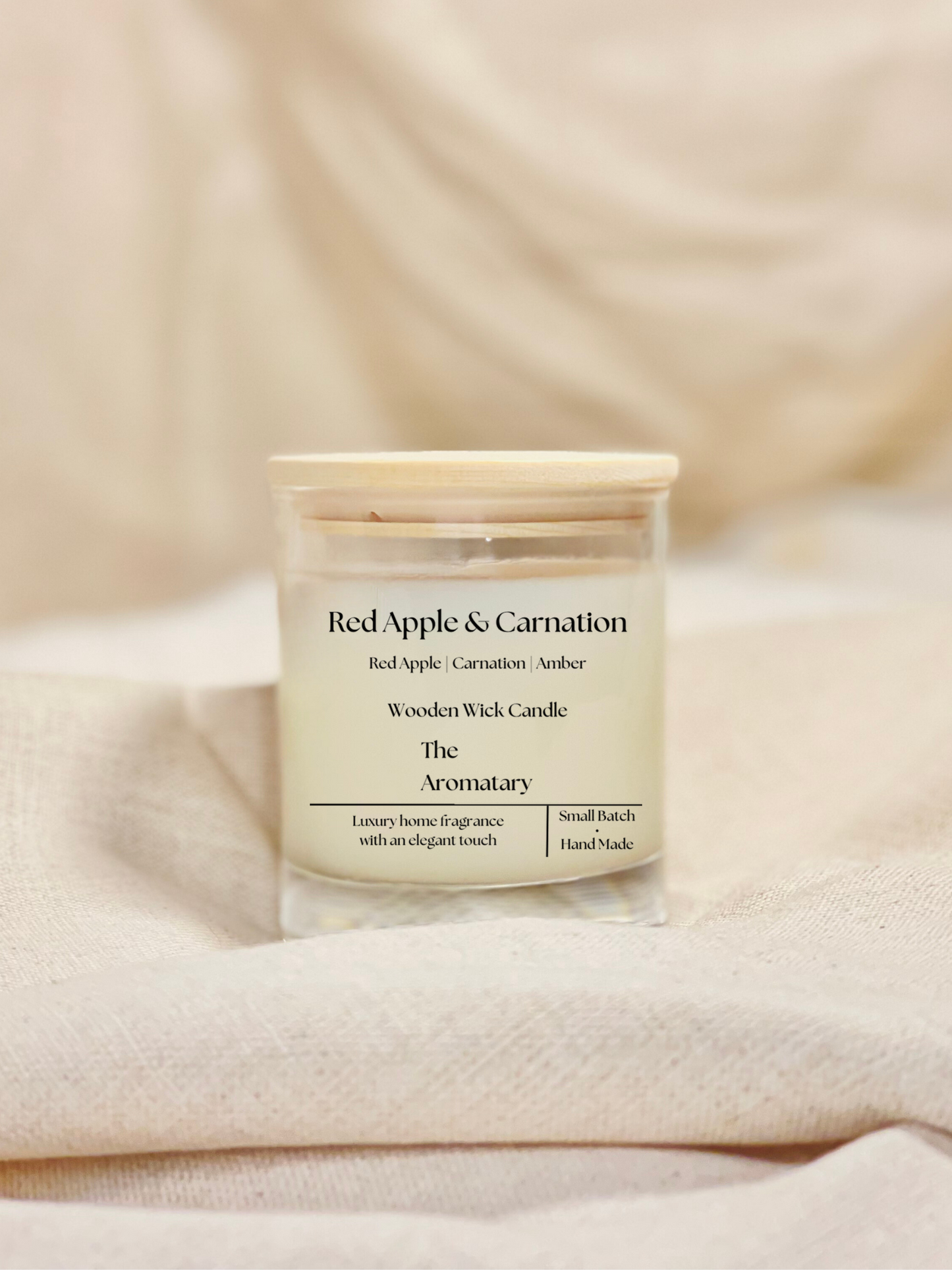 Red Apple & Carnation Candle
