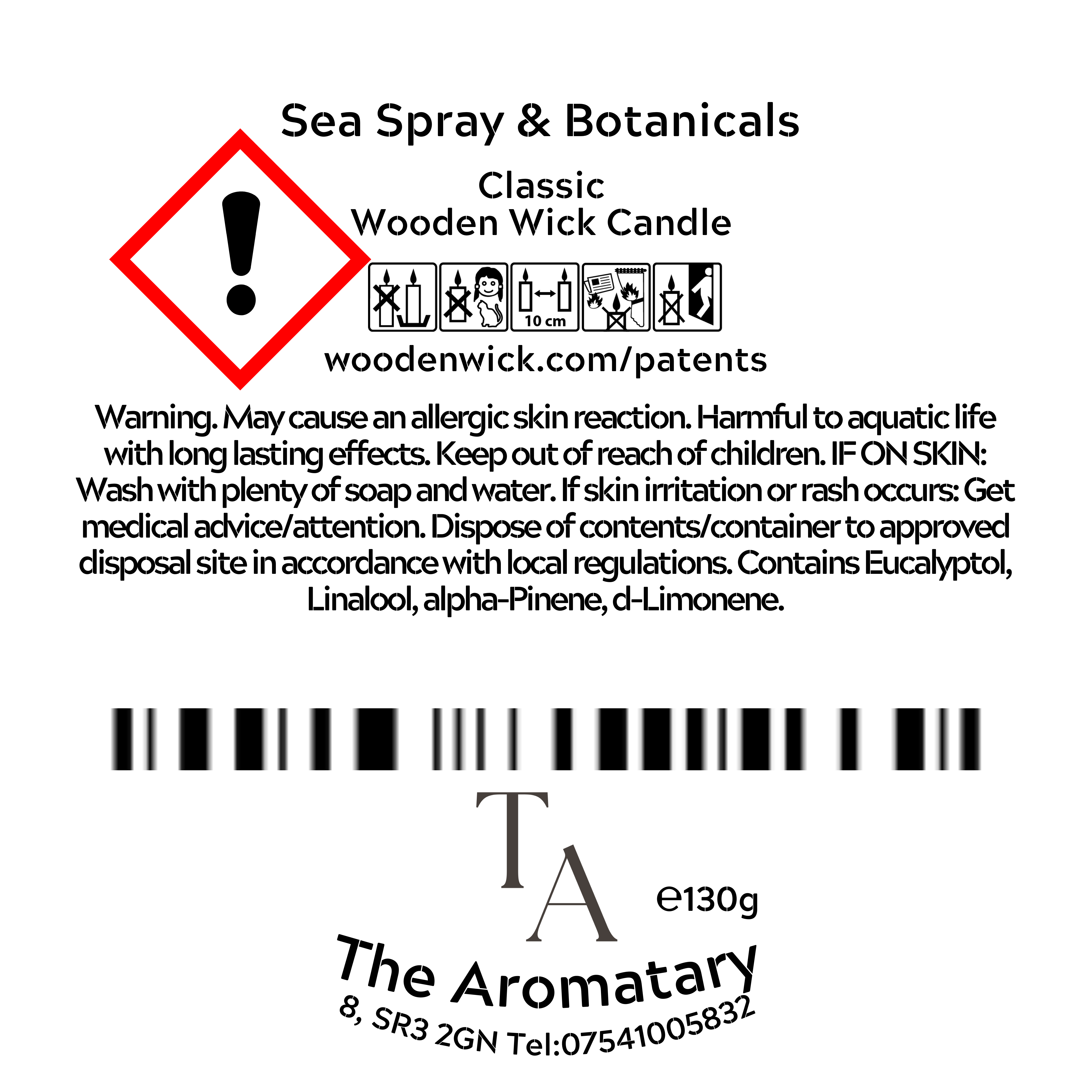 Sea Spray & Botanicals Candle