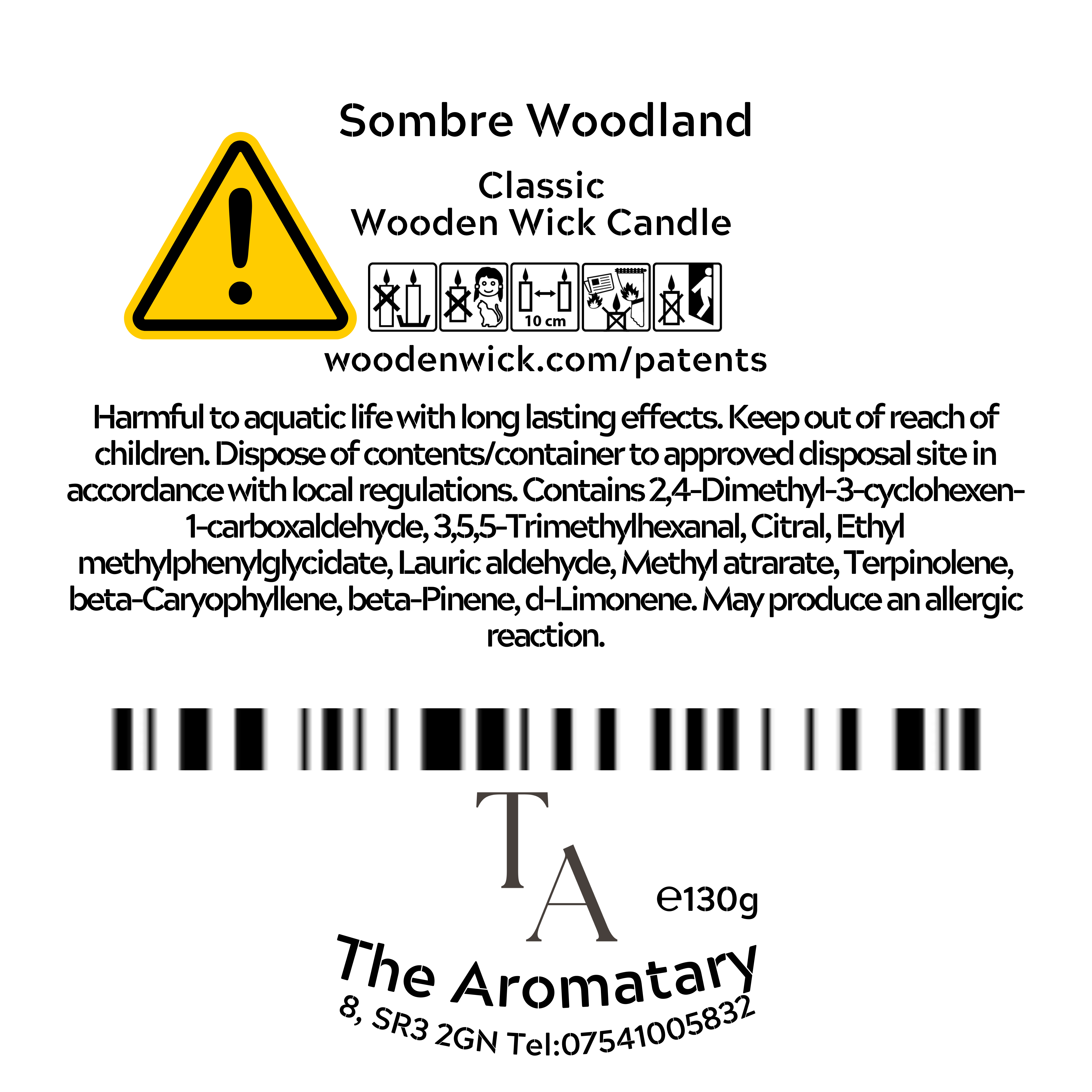 Sombre Woodland Candle