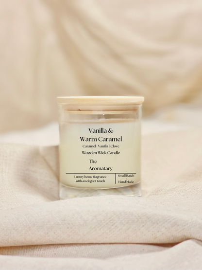 Vanilla & Warm Caramel Candle