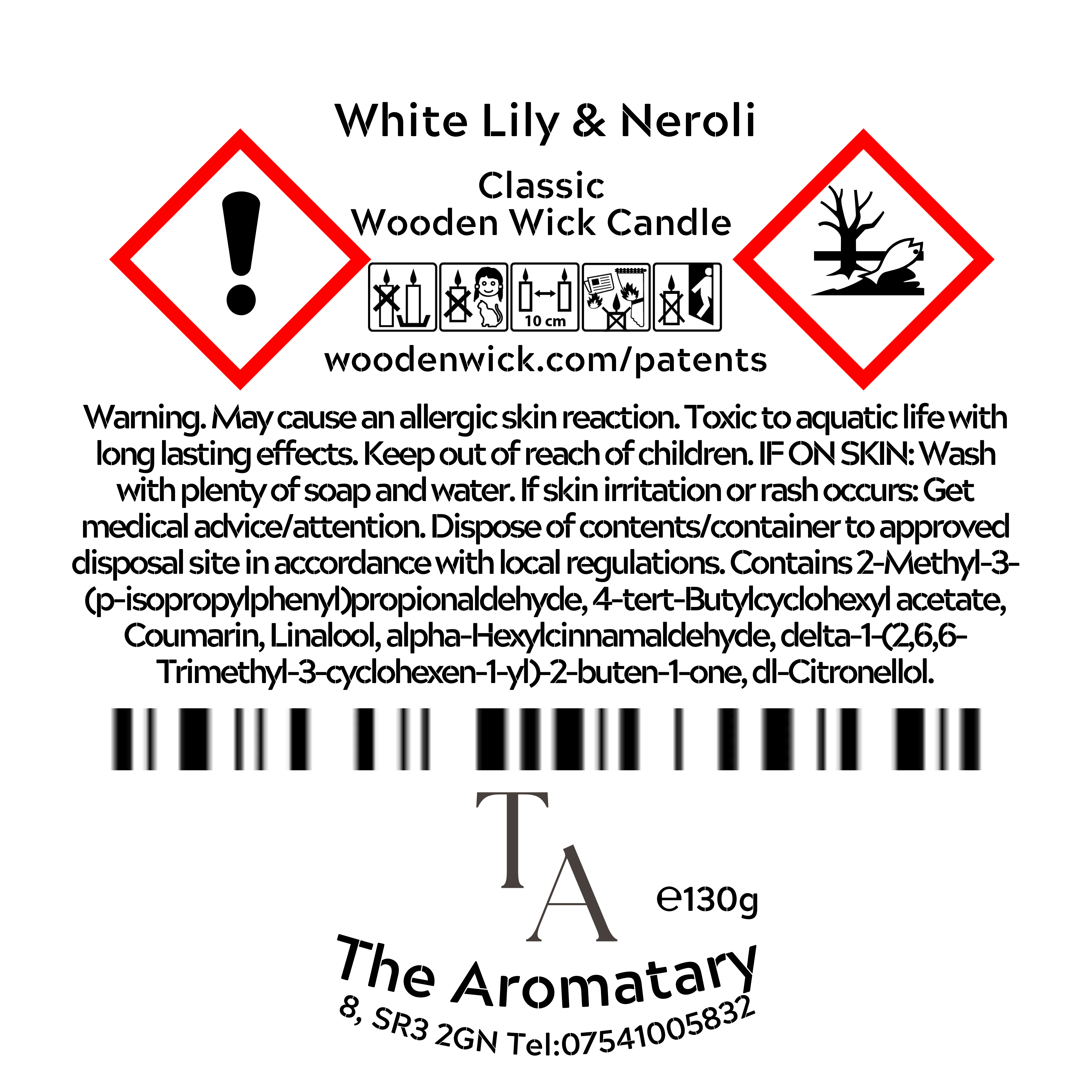 White Lily & Neroli Candle