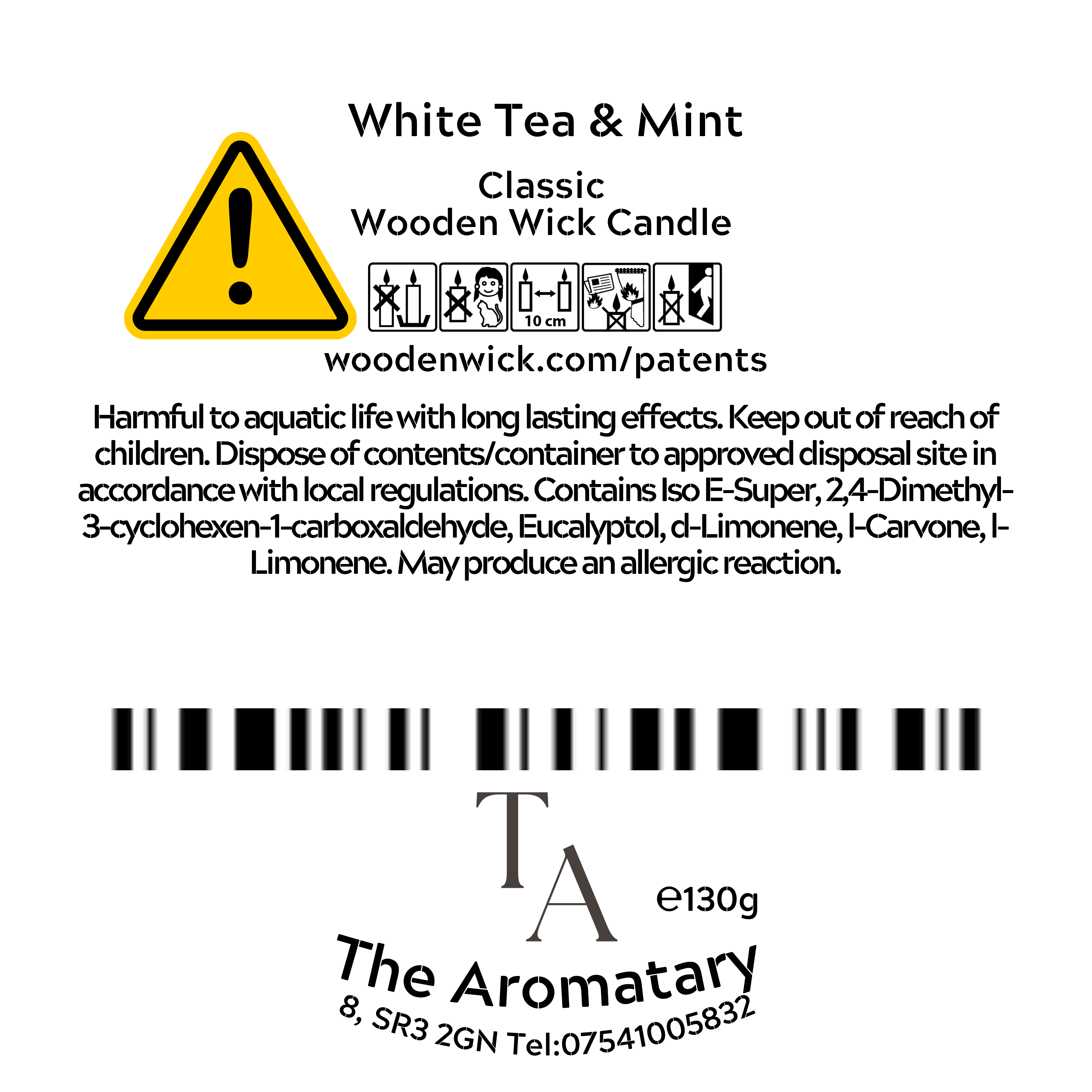 White Tea & Mint Candle