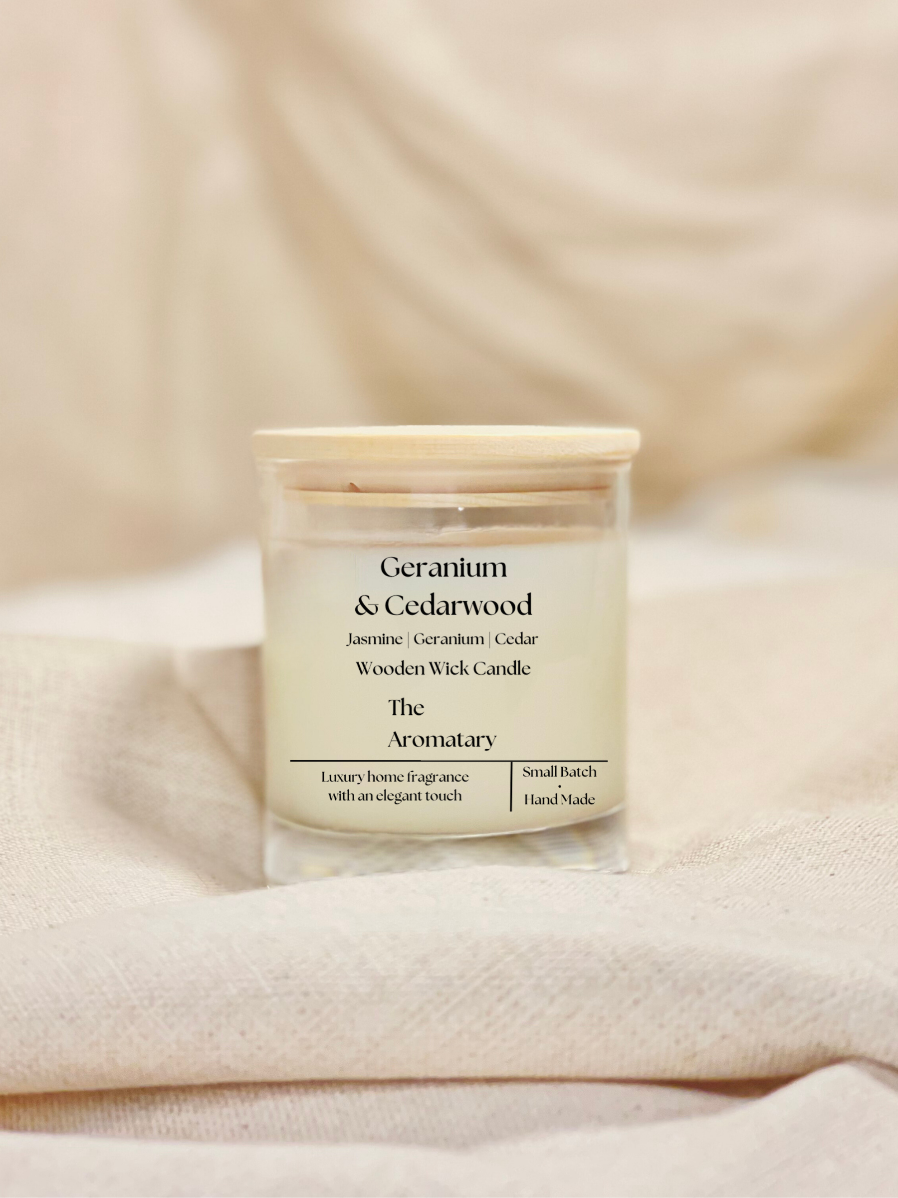 Geranium & Cedarwood Candle